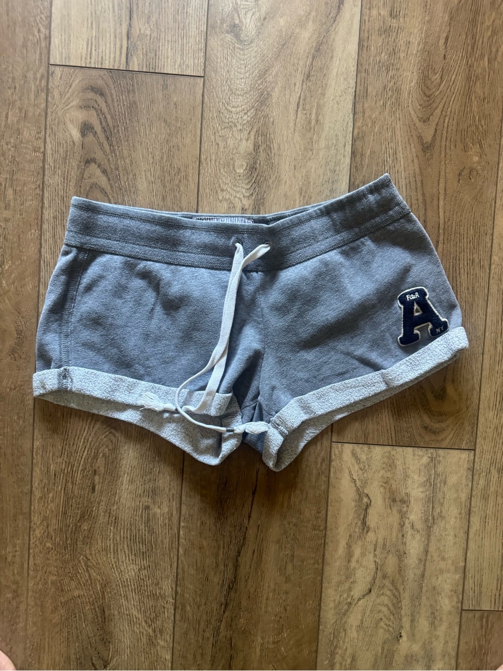 Abercrombie & Fitch Heather Gray Athletic Lounge Shorts